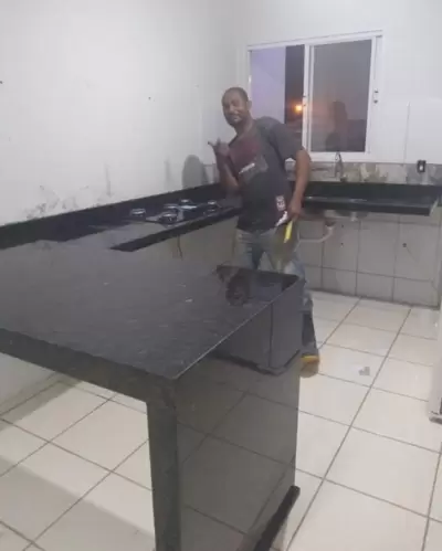 Cozinha em Verde Ubatuba